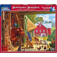 Barnyard Buddies - 500 Piece - White Mountain Puzzles