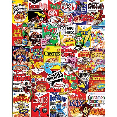 Cereal Boxes - 1000 Piece - White Mountain Puzzles