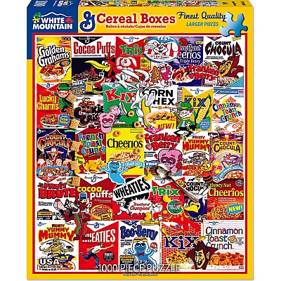 Cereal Boxes - 1000 Piece - White Mountain Puzzles