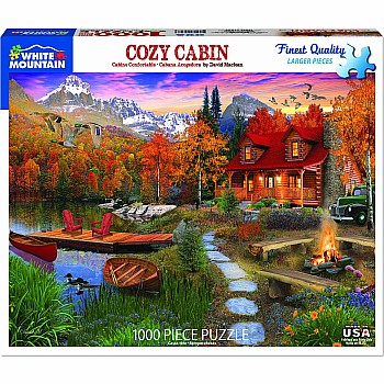 Cozy Cabin - 1000 Piece - White Mountain Puzzles