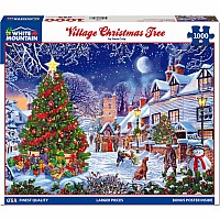 Village Christmas Tree - 1000 Piece - White Mountain Puzzles