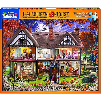 Halloween House - 1000 Piece - White Mountain Puzzles