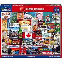 I Love Canada (1000 pc) White Mountain