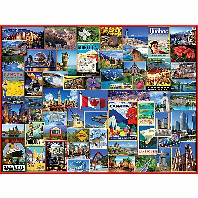 Best Places in Canada (1000 pc) White Mountain)