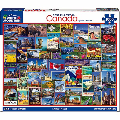 Best Places in Canada (1000 pc) White Mountain)