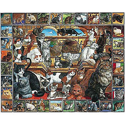 World of Cats (1000 pc) White Mountain