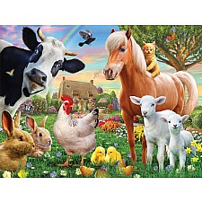 Farm Animals - 300 Piece - White Mountain Puzzles