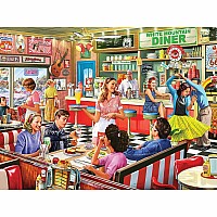 White Mntn Puzzles American Diner 1000pc