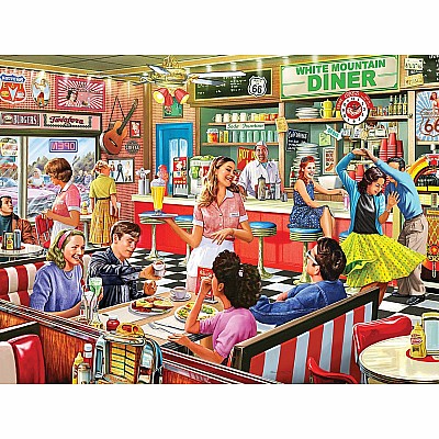 American Diner (1000 pc) White Mountain