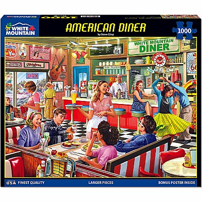 American Diner (1000 pc) White Mountain