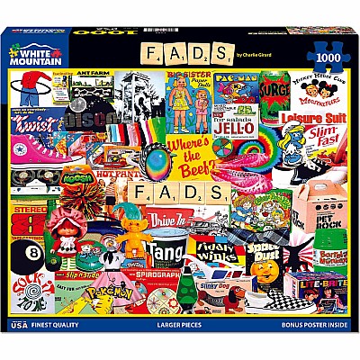 Fads (1000 pc) White Mountain