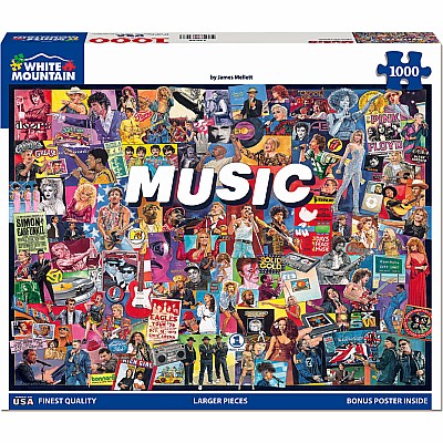 Music (1000 pc) White Mountain