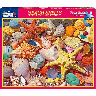 Beach Shells - 500 Piece - White Mountain Puzzles