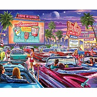 Drive-In Movie (1000 pc) White Mountain