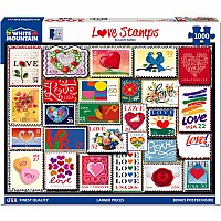 Love Stamps - 1000 Piece - White Mountain Puzzles