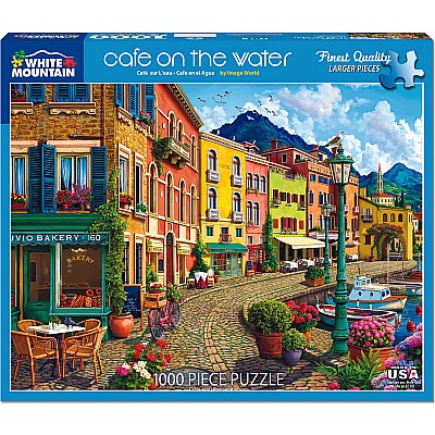 Cafe on the Water (1000 pc) White Mountain Puzzles