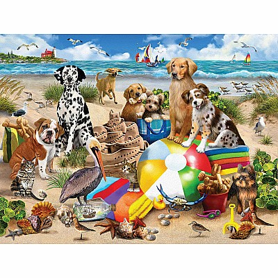 Beach Buddies - 500 Piece - White Mountain Puzzles