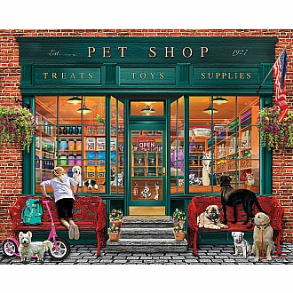 Local Pet Store - 500 Piece - White Mountain Puzzles