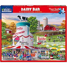 Dairy Bar - 1000 Piece - White Mountain Puzzles