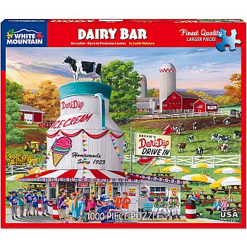 Dairy Bar - 1000 Piece - White Mountain Puzzles