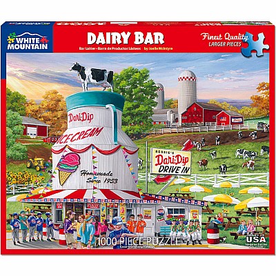 Dairy Bar (1000 pc) White Mountain