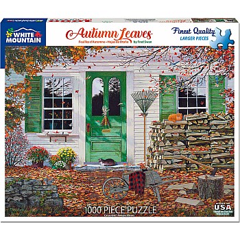 Autumn Leaves - 1000 Piece - White Mountain Puzzles