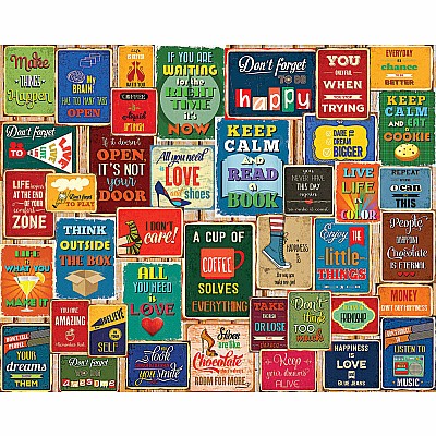 Words Of Wisdom (1000 pc) White Mountain