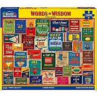 Words Of Wisdom (1000 pc) White Mountain