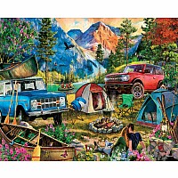 WHITE MOUNTAIN PUZZLES Camping Trip 1000pc