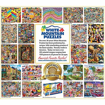 Bill & Sally's Diner - 1000 Piece - White Mountain Puzzles