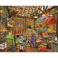 Autumn Porch - 1000 Piece Jigsaw Puzzle