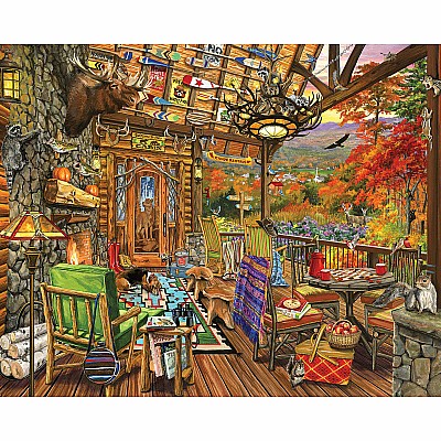 Autumn Porch - 1000 Piece Jigsaw Puzzle