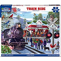 Train Ride - Seek and Find - 1000 Piece Jigsaw Puzzle