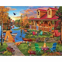 Adventures At The Lake - 1000 Piece Jigsaw Puzzle