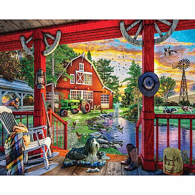 Farm Porch - 1000 Piece Jigsaw Puzzle