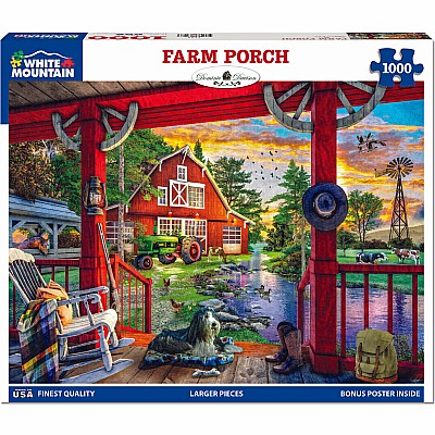 Farm Porch - 1000 Piece Jigsaw Puzzle