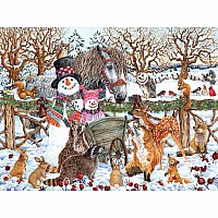 Snowman and Friends - 300 Piece Jigsaw Puzzle