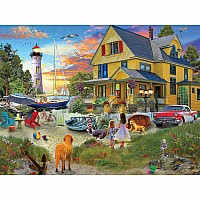 My Yellow Beach House - 500 Piece Jigsaw Puzzle
