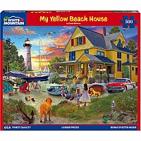 My Yellow Beach House - 500 Piece Jigsaw Puzzle