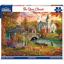 The River Church - 1000 Piece Jigsaw Puzzle