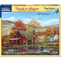 Friends in Autumn - 1000 Piece - White Mountain Puzzles