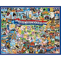 United States of America Puzzle-White Mountain Puzzles