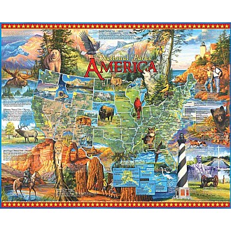 National Parks America Puzzle-White Mountain Puzzles