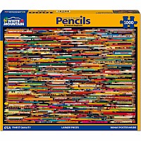 Pencil Collage - 1000 Piece - White Mountain Puzzles