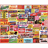 Candy Wrappers Puzzle-White Mountain Puzzles
