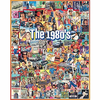 The Eighties 1000 PC Puzzle-White Mountain Puzzles