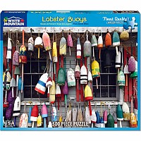 Lobster Buoys - 500 Piece - White Mountain Puzzles