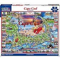 Cape Cod, MA - 1000 Piece - White Mountain Puzzles