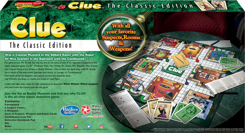 Clue Classic - Tom's Toys