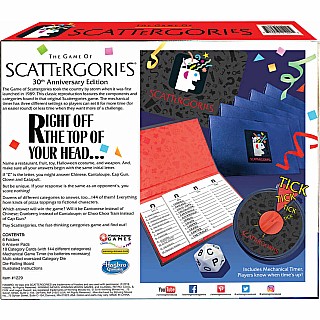 The Game of Scattergories - 30th Anniversary Edition